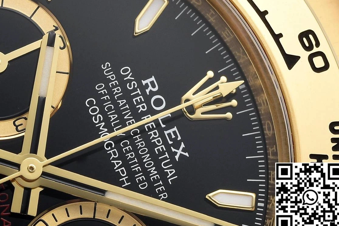 Clean Daytona Bezel Black Factory Cosmograph M126518 Rolex 1120